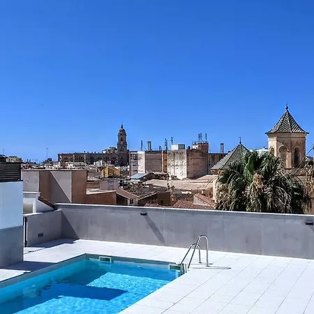 Historical Center Flat With Pool, Tennis & Parking Malaga Exterior photo